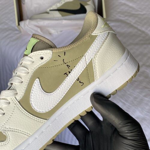 Travis Scott x Air Jordan 1 Low Golf 'Neutral Olive' - Image 4