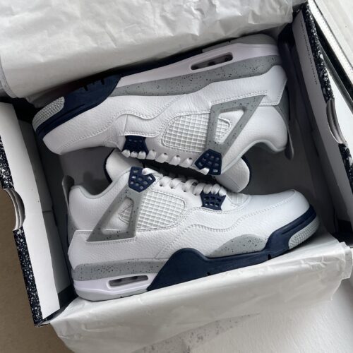 Air Jordan 4 Retro 'Midnight Navy' - Image 8