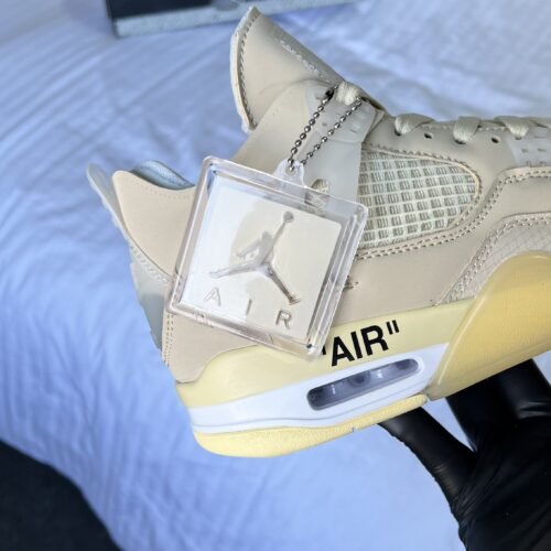 Off-White x Air Jordan 4 SP 'Sail' - Image 3