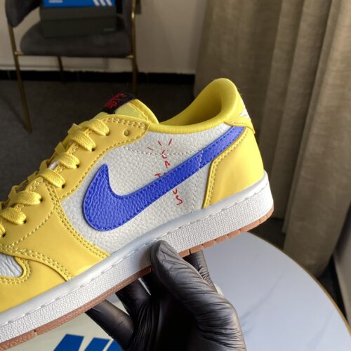 Travis Scott x Air Jordan 1 Low OG “Canary” - Image 6