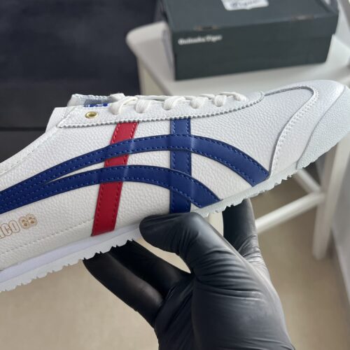 Onitsuka Mexico 66 “White Blue Red Metallic Gold” - Image 3