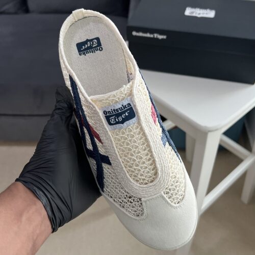 Onitsuka Tiger Mexico 66 Sabot “Cream/Mako Blue” - Image 4