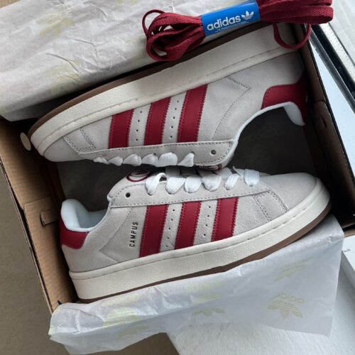 Adidas Campus 00s “Crystal White Better Scarlet” - Image 7